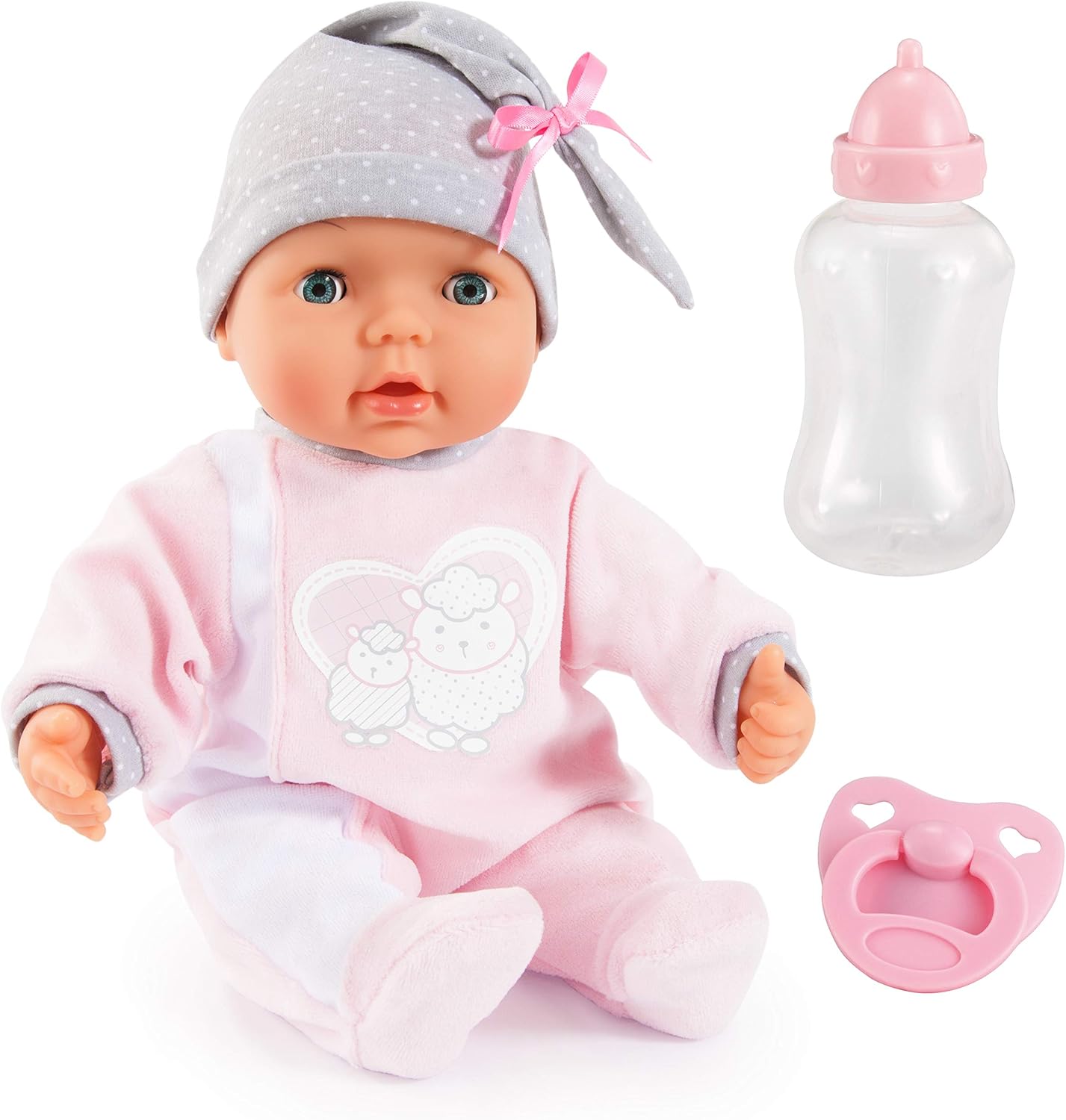 Bayer Design My Piccolina 15" Interactive Baby Doll, Pink, 38cm