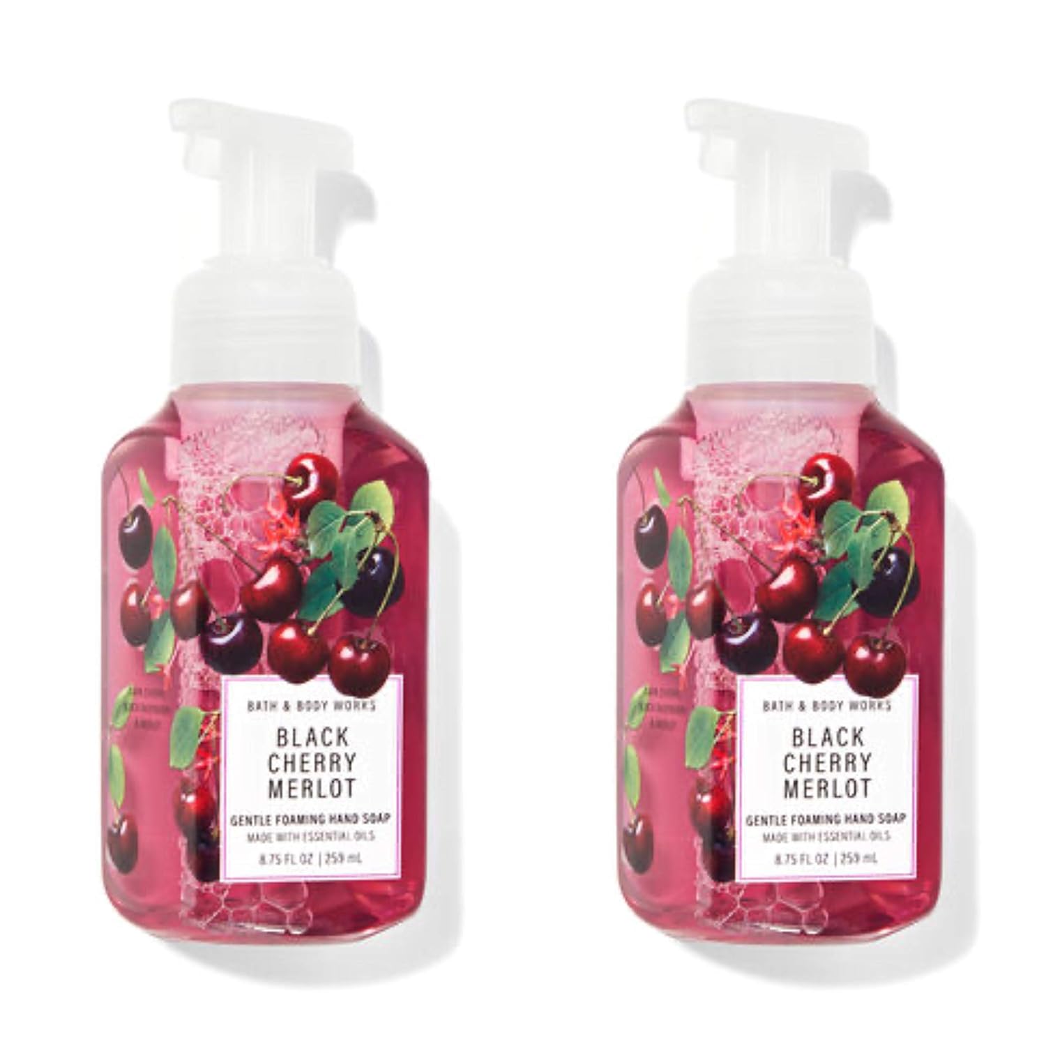 Black Cherry Merlot Gentle Foaming Hand Soap 2 Pack