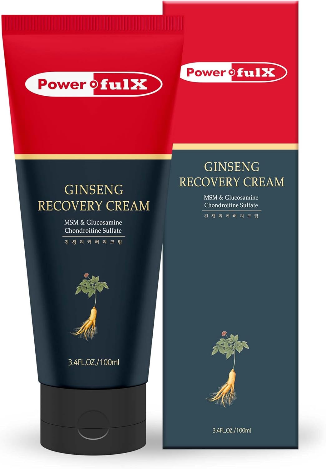 Ginseng Recovery Cream | Asian Ginseng Muscle Cream for Deep Relaxation | Rub Muscle Relaxer Massage Cream | Back Knee N...