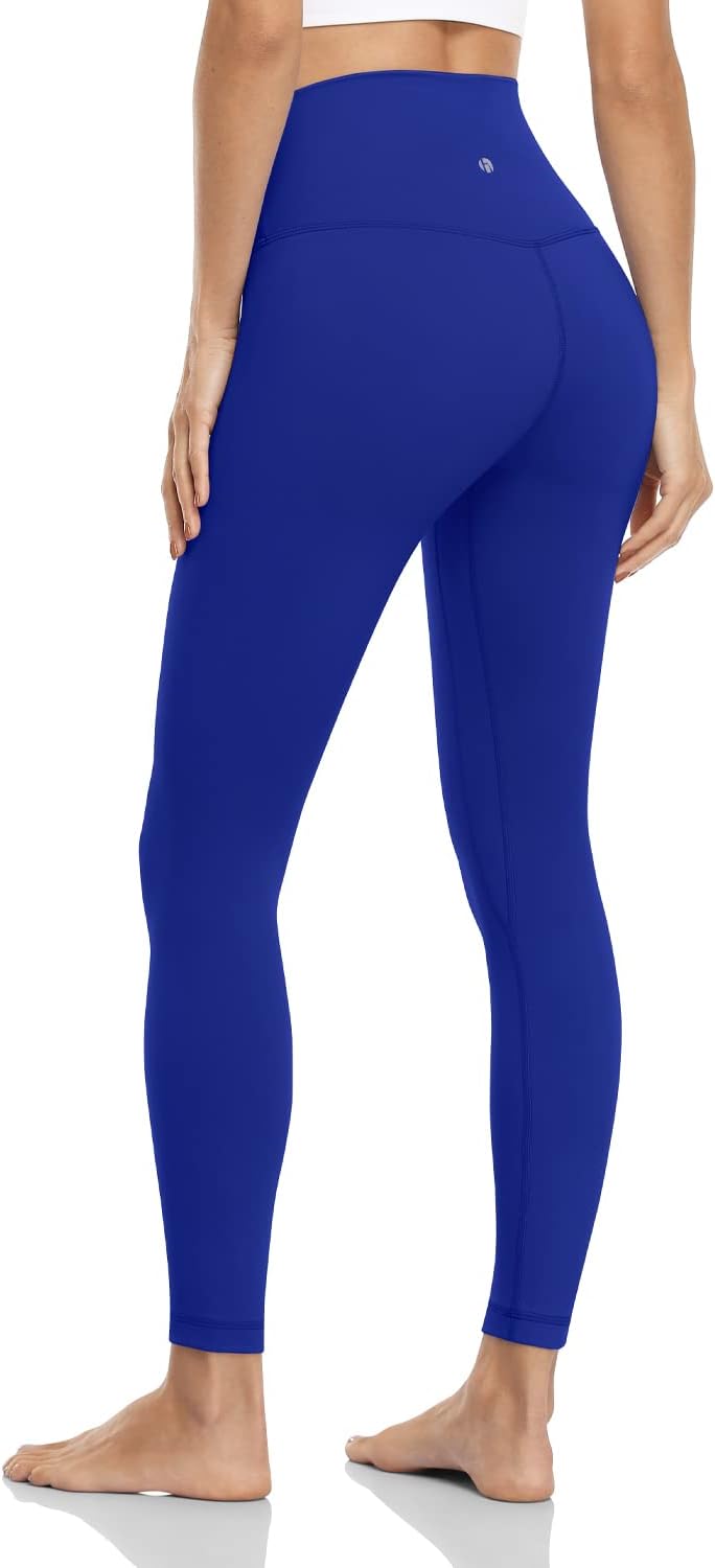 HeyNuts Essential Leggings, High Waisted Soft Pants Compression Workout Athletic Yoga Pants