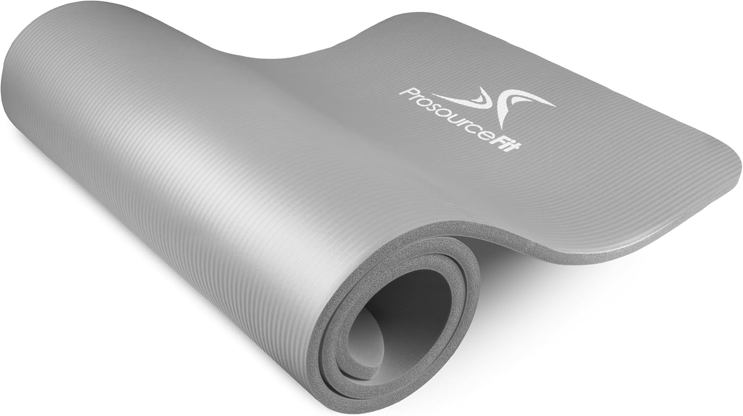 ProsourceFit Extra Thick Yoga and Pilates Mat ½” (13mm) or 1" (25mm), 71-inch Long High Density Exercise Mat with Comfor...