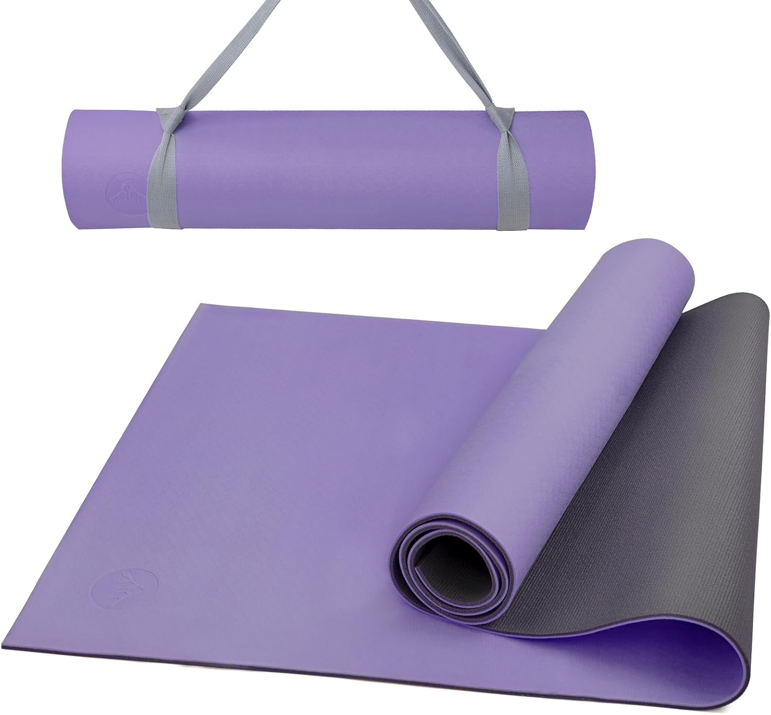 Yoga Mat 8mm Thick - Non Slip Yoga Mat 72"x 26"x 0.31" with Strap, Anti-Tear Exercise & Fitness Mat for Yoga, Pilates & ...